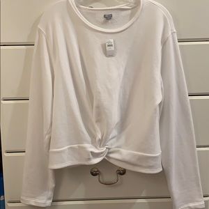 NWT Aerie white sweatshirt